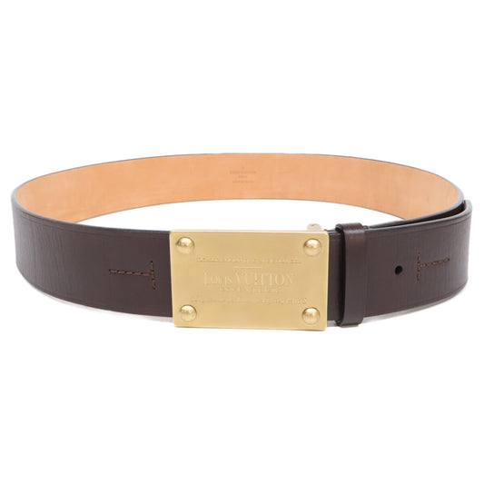 LOUIS VUITTON ルイヴィトン 【美品】M6811U サンチュール・アヴァントゥール レザー ベルト