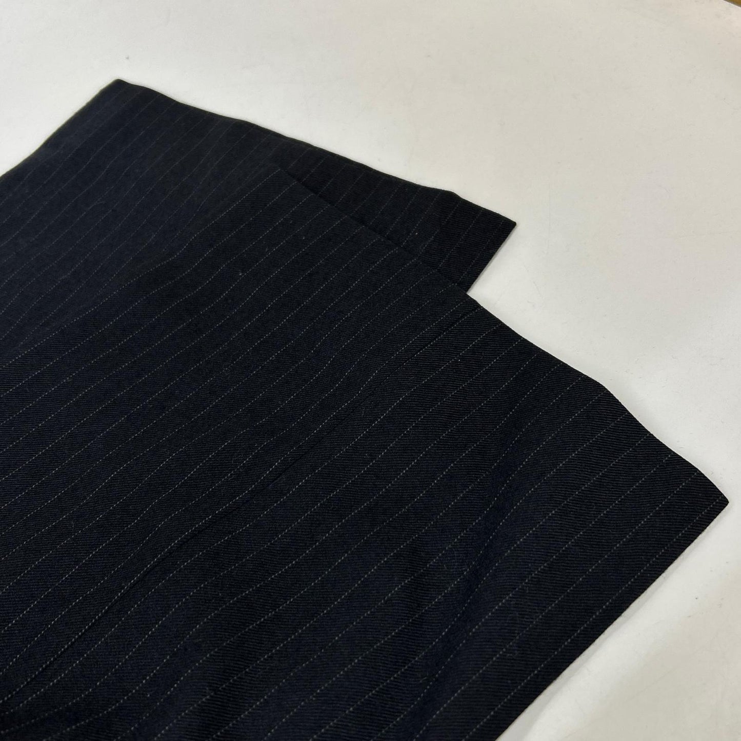 GUCCI Gucci 201-1110-4209 Black Pinstripe Pants