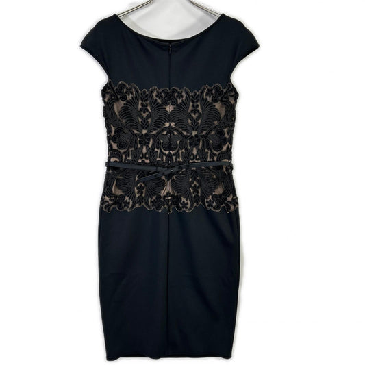TADASHI SHOJI タダシショージ ALX1432M ブラック フラワーレース ノースリーブ ワンピース ワンピース