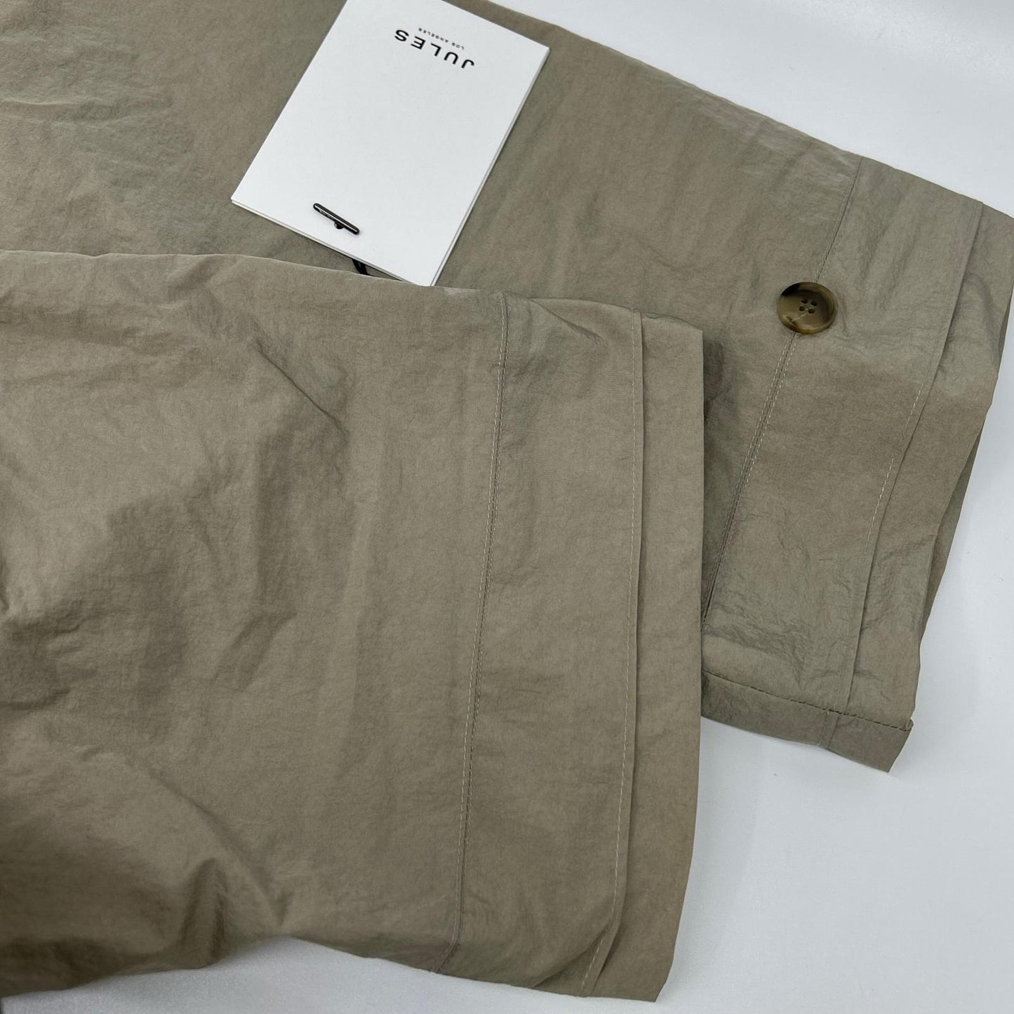 Jules Los Angeles ジュール・ロサンゼルス ベージュ ナイロン チェスターコート コート