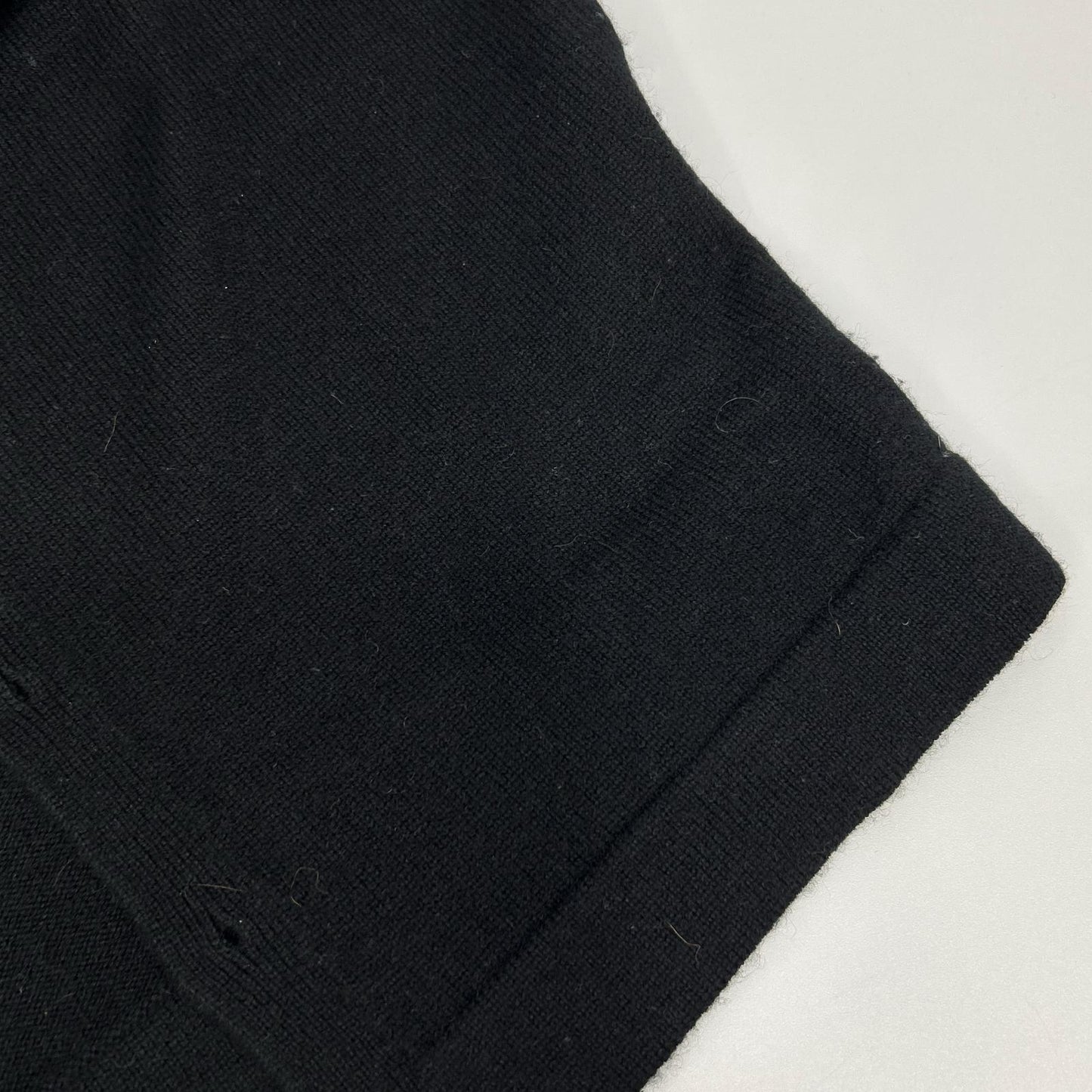 BLAMINK ブラミンク ブラック カシミヤシルク12Gクルーネックカーディガン トップス