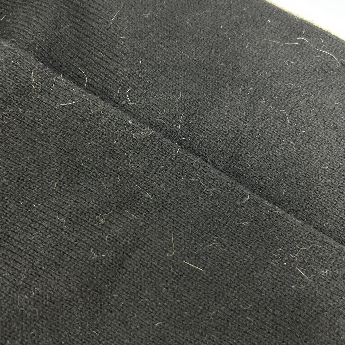 MargaretHowell マーガレットハウエル 22年 ブラック コットンウールカシミヤ ベースボールカラー ZIP カーディガン トップス