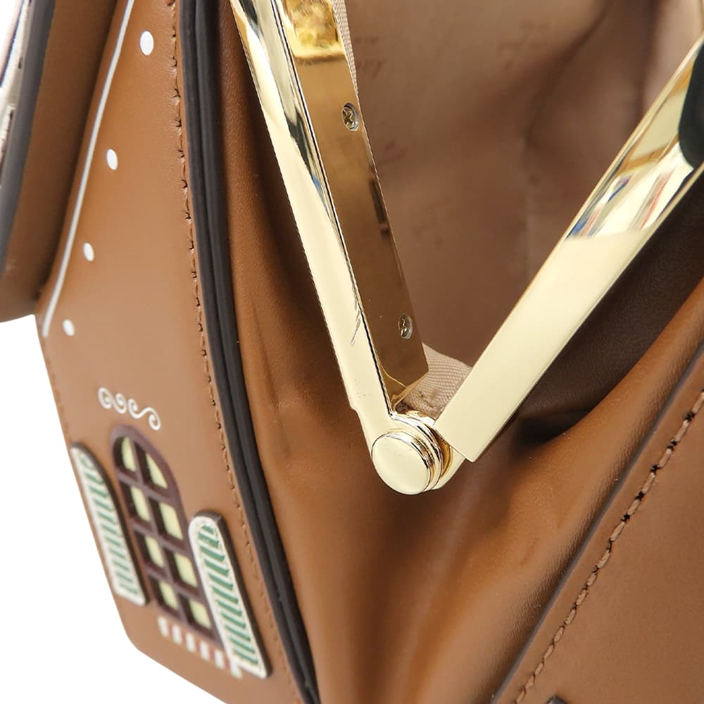 Kate spade ケイトスペード 美品 ジンジャーブレッドハウス クロスボディ ハンドバッグ レディース マーガレットブルーム ニューヨーク ハンドバッグ