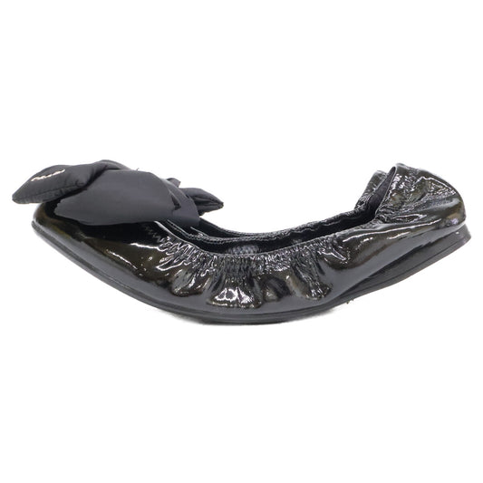 PRADA SPORT プラダスポーツ 【美品】3F5083 パテント ナイロンリボン バレエ フラットシューズ シューズ