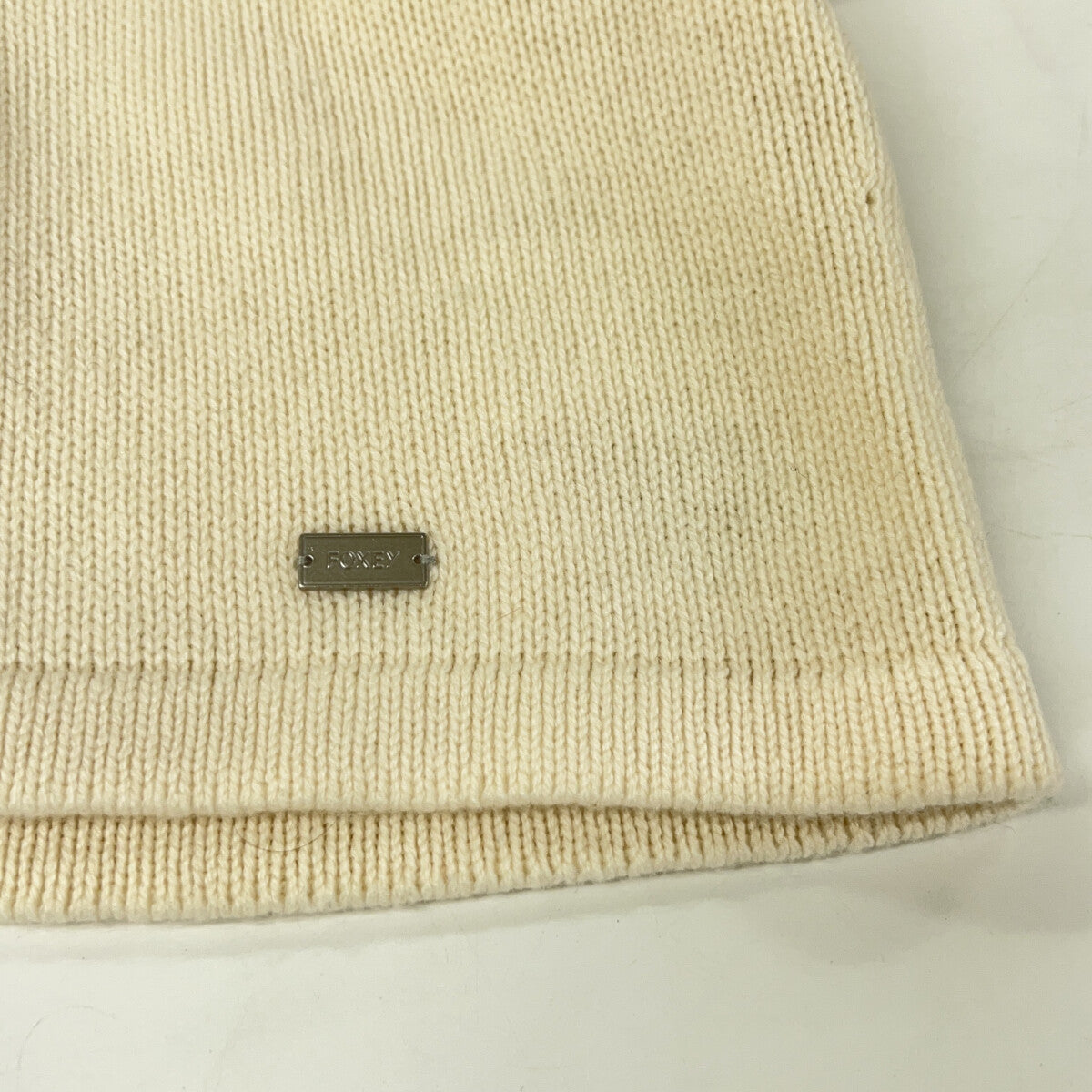 FOXEY フォクシー 43179 ホワイトカシミヤ マカロントップス 2WAY カーディガン トップス