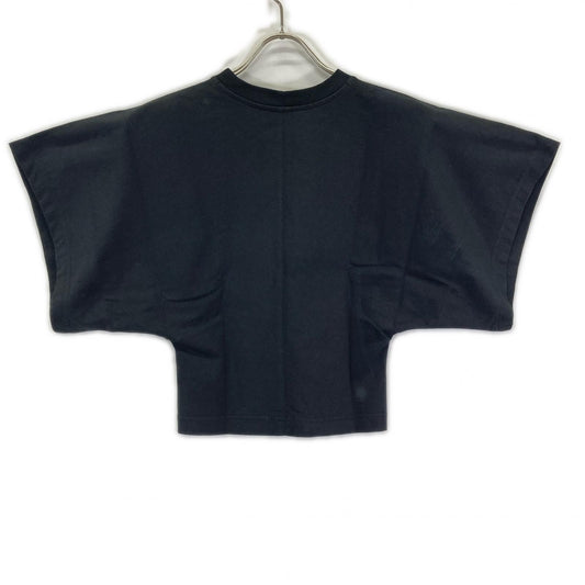 ALAIA アライア AA9H02911J107 ブラック ロゴプリント ワイドスリーブ Tシャツ トップス
