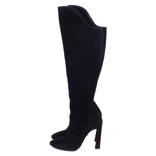 CHRISTIAN LOUBOUTIN クリスチャンルブタン 3201081 ブラック Eleonor Botta 100 Arabica OTK Knee HighHeelBoot シューズ