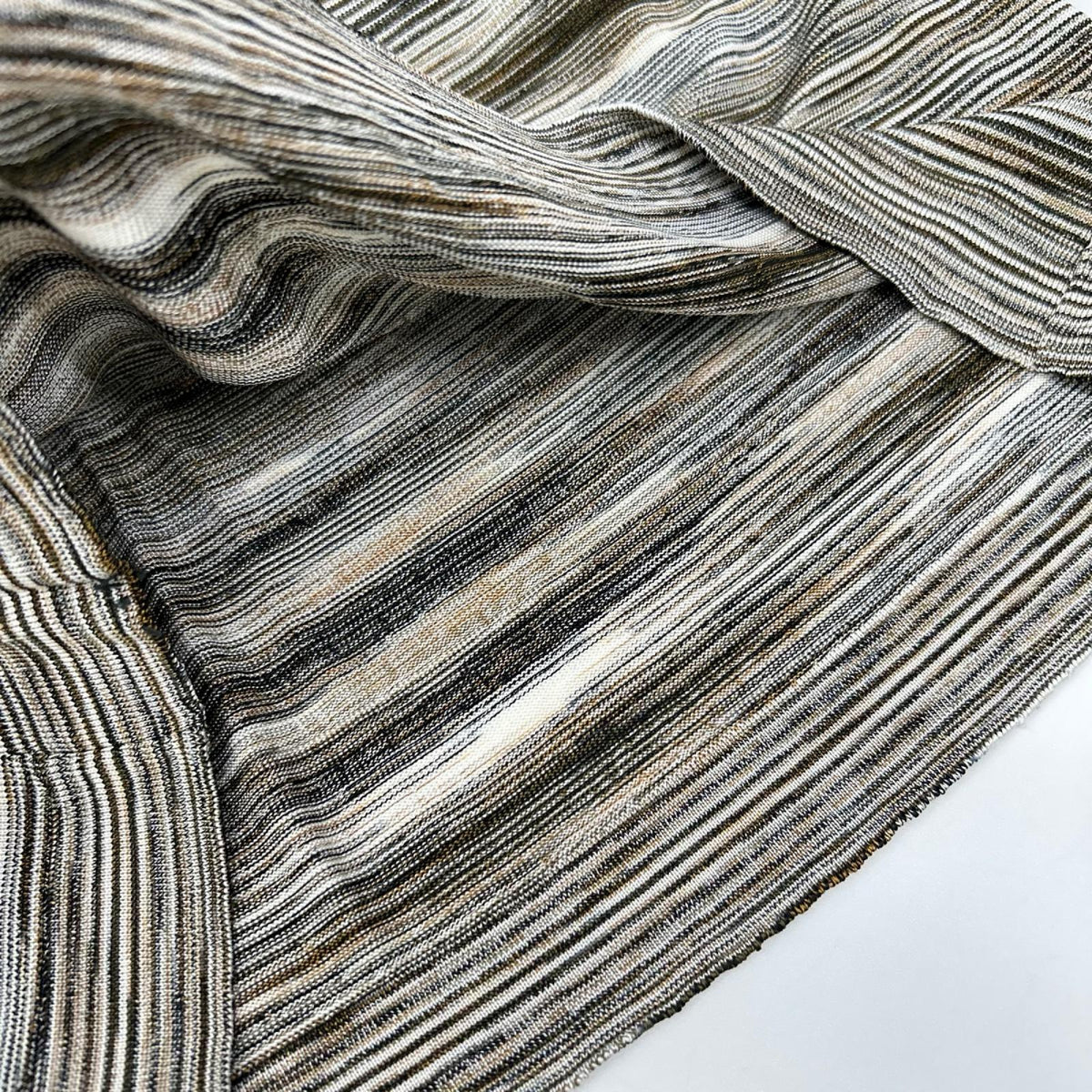 MISSONI ミッソーニ ブラウン系 レーヨン ボーダー ロングスカート スカート
