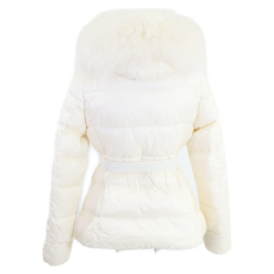 MONCLER モンクレール 【24年製】J20931A00095 BOED ベルト/ファーカラー付フーディダウンジャケット ジャケット