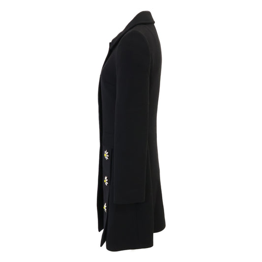 DOLCE&GABBANA 【Official domestic】F0P23Z FU2TS Floral-jeweled wool long coat