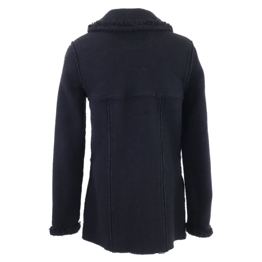 CHANEL SPORTS シャネルスポーツ 【国内正規】P33741V24024 2008AW ココマークボタン ウール ツイード ニットジャケット ジャケット