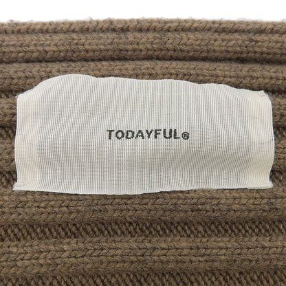 TODAYFUL トゥデイフル 美品 ボリュームニットスリーブ トップス レディース ベージュ F トップス
