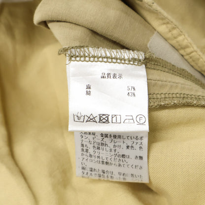 Pallas Palace 22 Toka Beige Cotton Wide Pants Bottoms 3