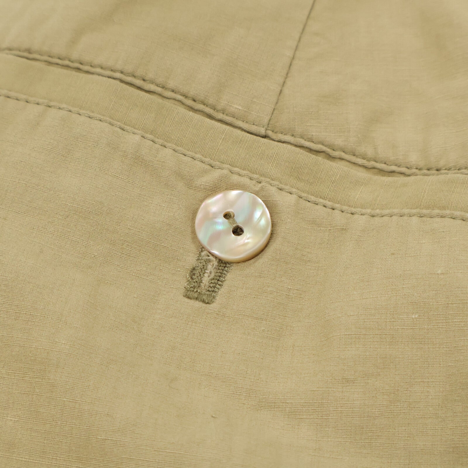 Pallas Palace 22 Toka Beige Cotton Wide Pants Bottoms 3