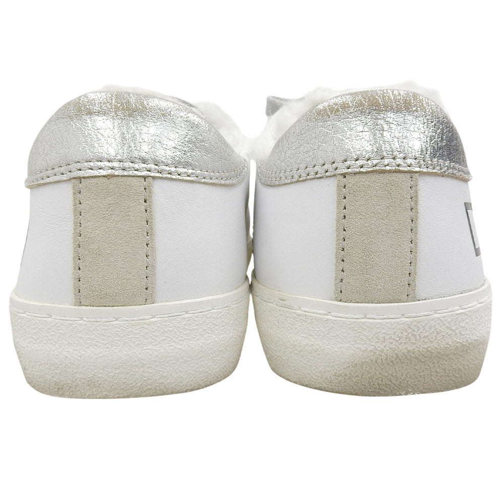 D.A.T.E. デイト 内ボア ローカットスニーカー シューズ レディース ホワイト 24.5cm HLF-VC-WS シューズ 38(EU)