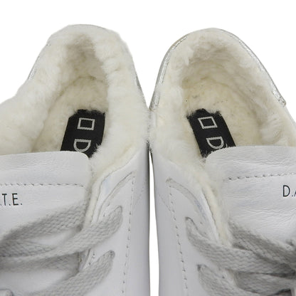 D.A.T.E. デイト 内ボア ローカットスニーカー シューズ レディース ホワイト 24.5cm HLF-VC-WS シューズ 38(EU)