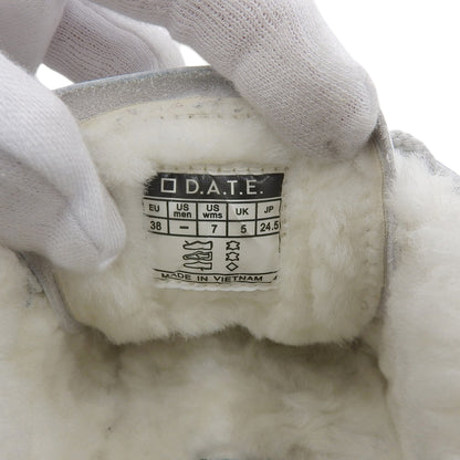 D.A.T.E. デイト 内ボア ローカットスニーカー シューズ レディース ホワイト 24.5cm HLF-VC-WS シューズ 38(EU)
