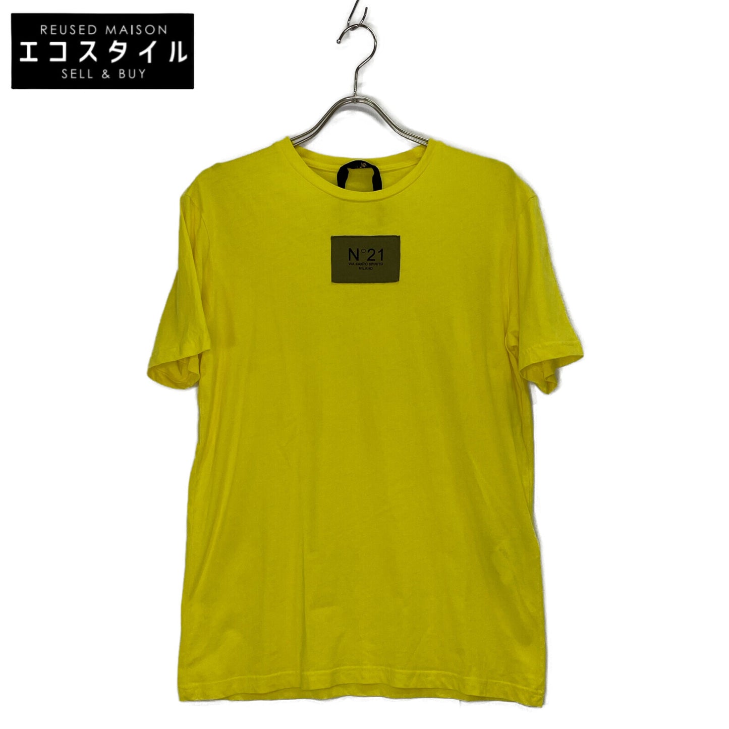 N゜21 Numero Ventuno 22SU-F032-6334 Logo Cotton Top S Ladies