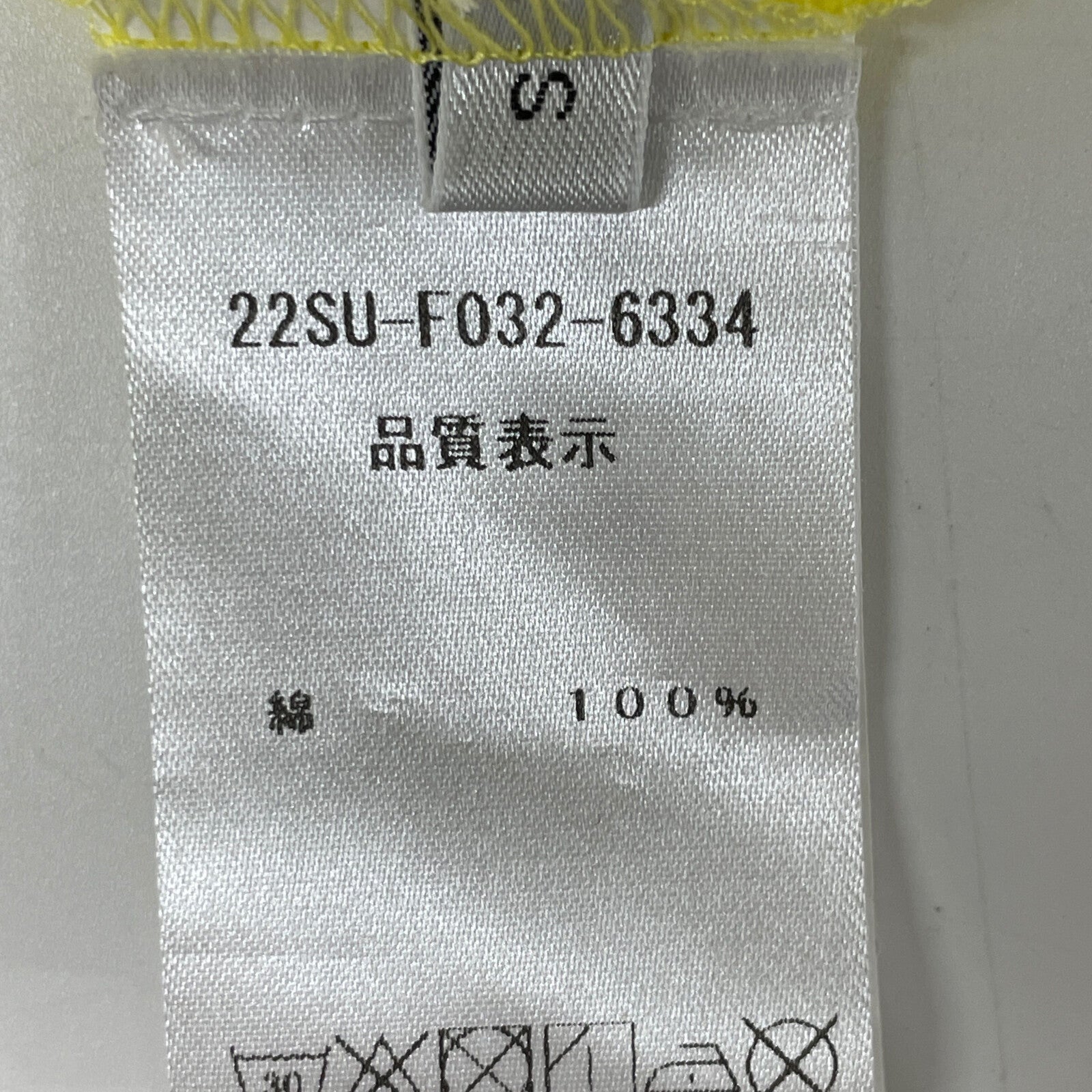 N゜21 Numero Ventuno 22SU-F032-6334 Logo Cotton Top S Ladies