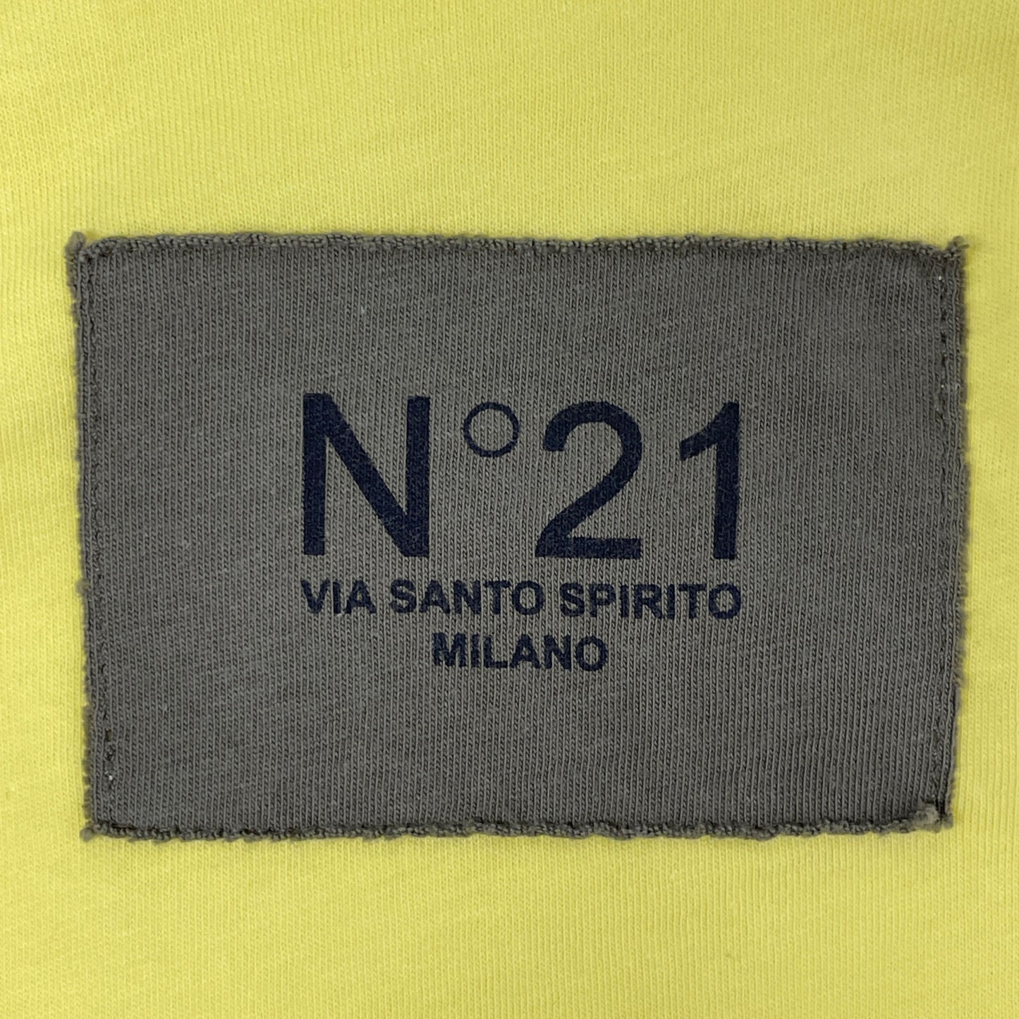 N゜21 Numero Ventuno 22SU-F032-6334 Logo Cotton Top S Ladies