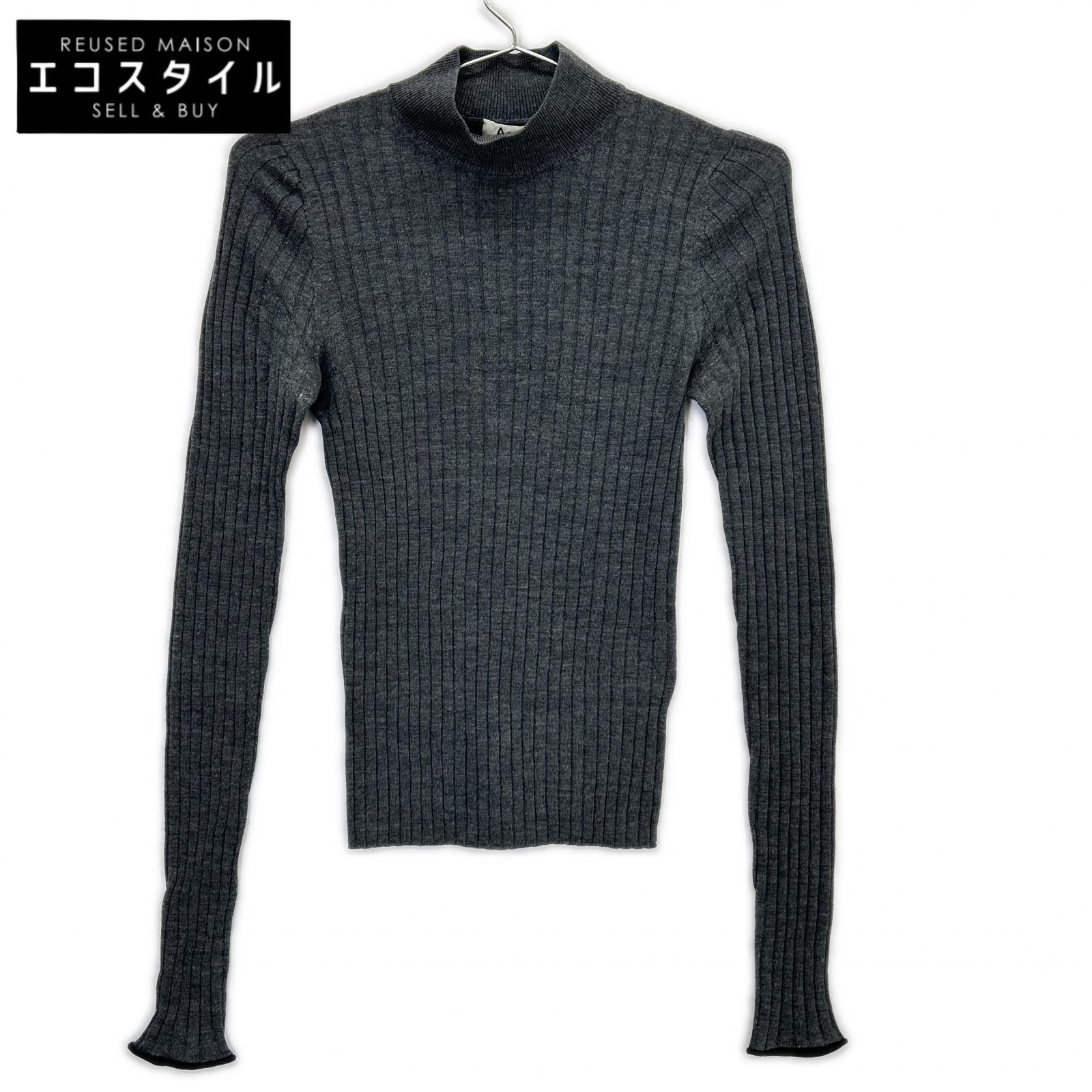 ACNE STUDIOS 盟可睐 A60114 FN-WN-KNIT 罗纹针织上衣 38