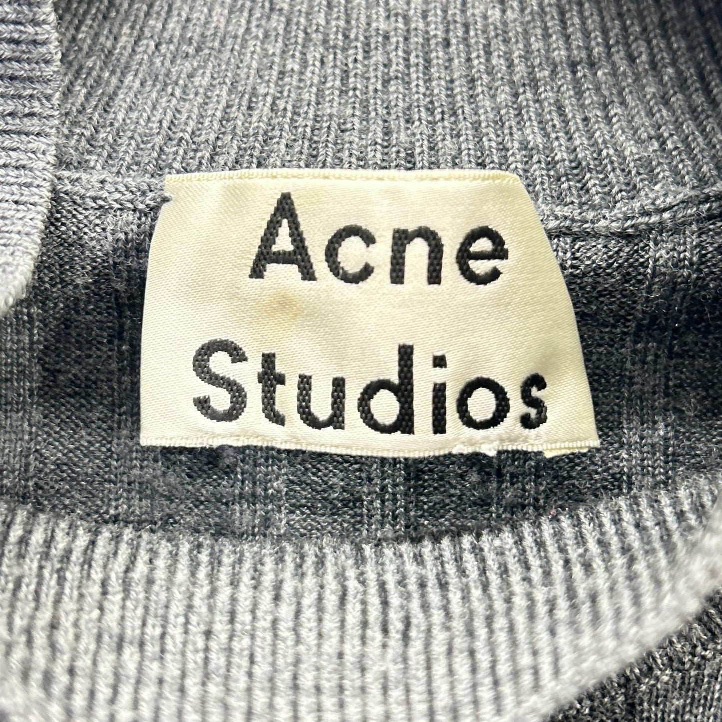 ACNE STUDIOS 盟可睐 A60114 FN-WN-KNIT 罗纹针织上衣 38