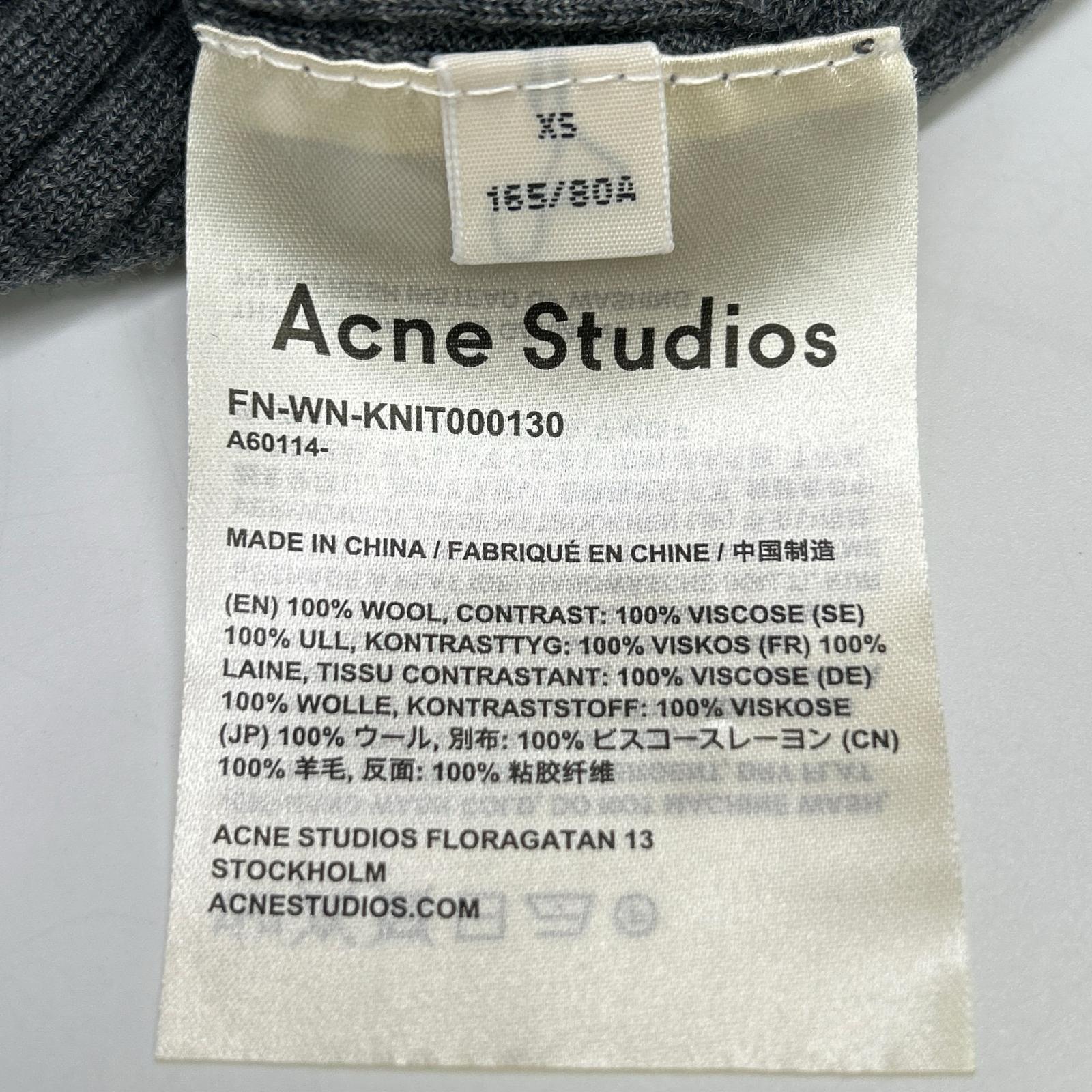ACNE STUDIOS 盟可睐 A60114 FN-WN-KNIT 罗纹针织上衣 38
