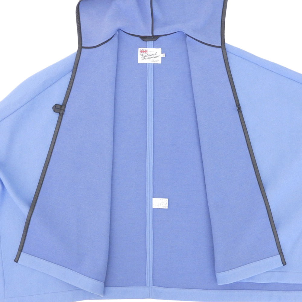 TRADITIONAL WEATHERWEAR トラディショナルウェザーウェア ウール混 ポンチョ ジャケット レディース ブルー F ジャケット