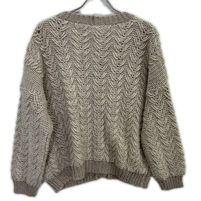 KOOS 046526 Brown Lame Cardigan Top F