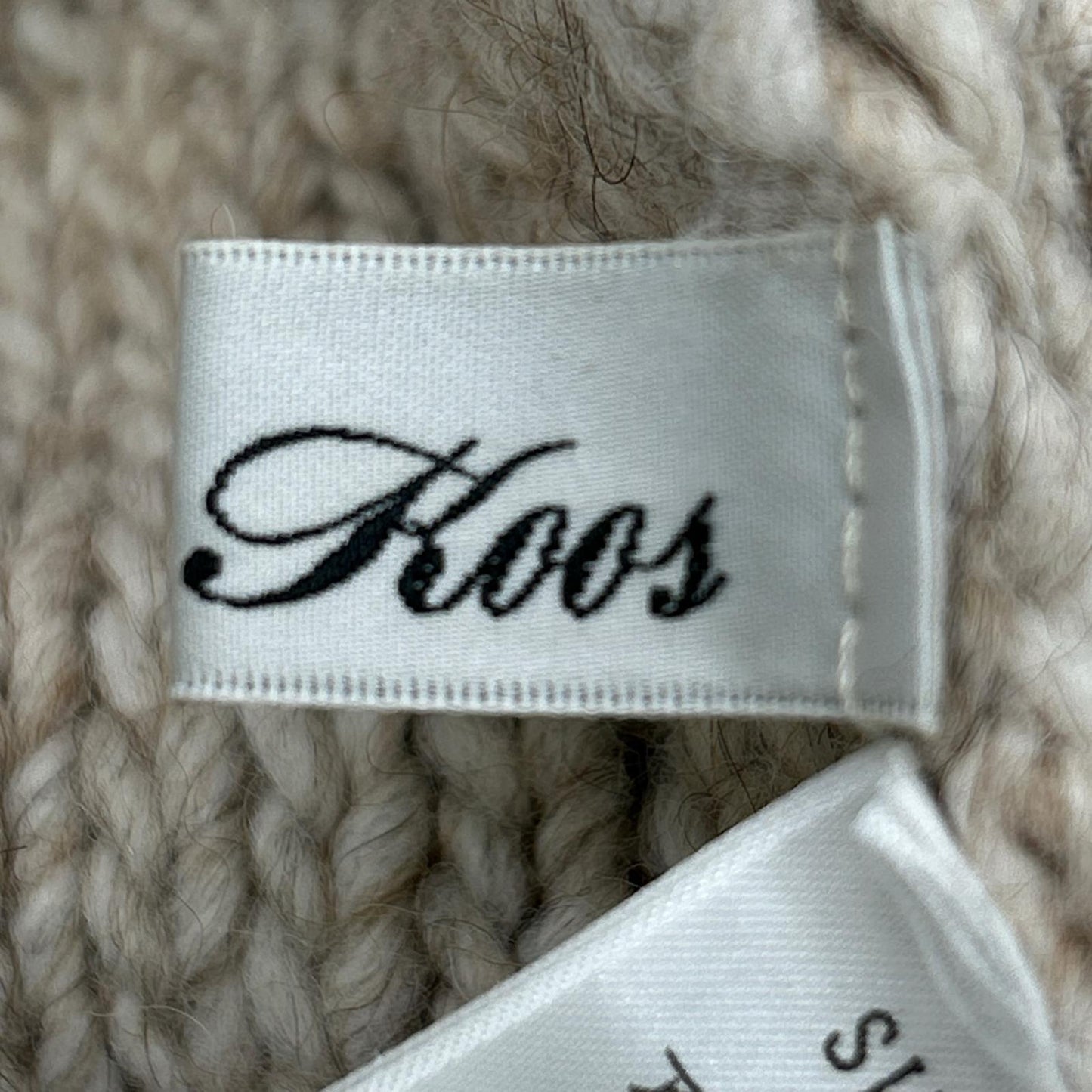KOOS 046526 Brown Lame Cardigan Top F