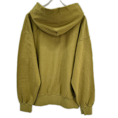 卡其 WISTERIA LOGO US COTTON PIGMENT DYED 连帽卫衣 上衣 M 男士