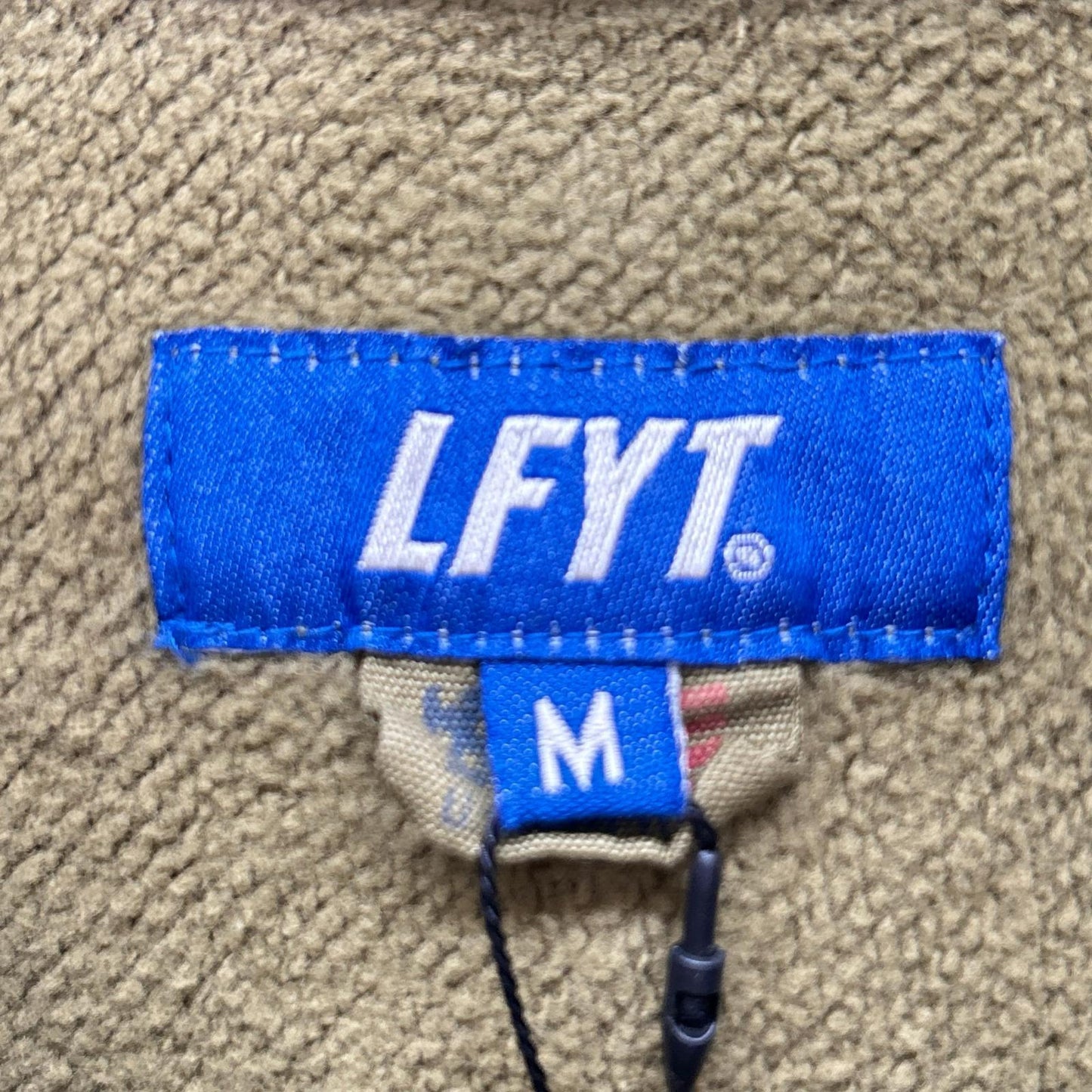 卡其 WISTERIA LOGO US COTTON PIGMENT DYED 连帽卫衣 上衣 M 男士