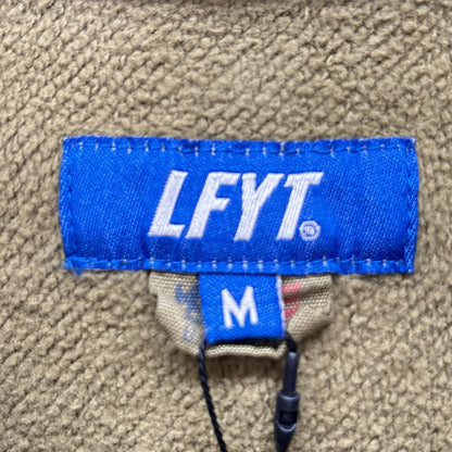 卡其 WISTERIA LOGO US COTTON PIGMENT DYED 连帽卫衣 上衣 M 男士