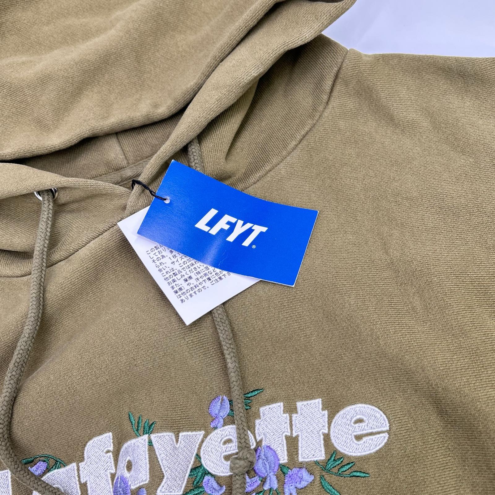 卡其 WISTERIA LOGO US COTTON PIGMENT DYED 连帽卫衣 上衣 M 男士