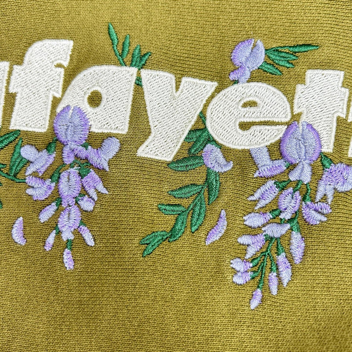 卡其 WISTERIA LOGO US COTTON PIGMENT DYED 连帽卫衣 上衣 M 男士