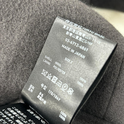 132651011 灰色 羊毛 切斯特大衣 男款 2