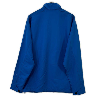 Blue half-zip jacket top L men's