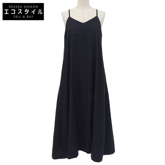 Phlannel Excellent Condition Linen x Cotton Camisole Dress Women's Navy 0 Dress