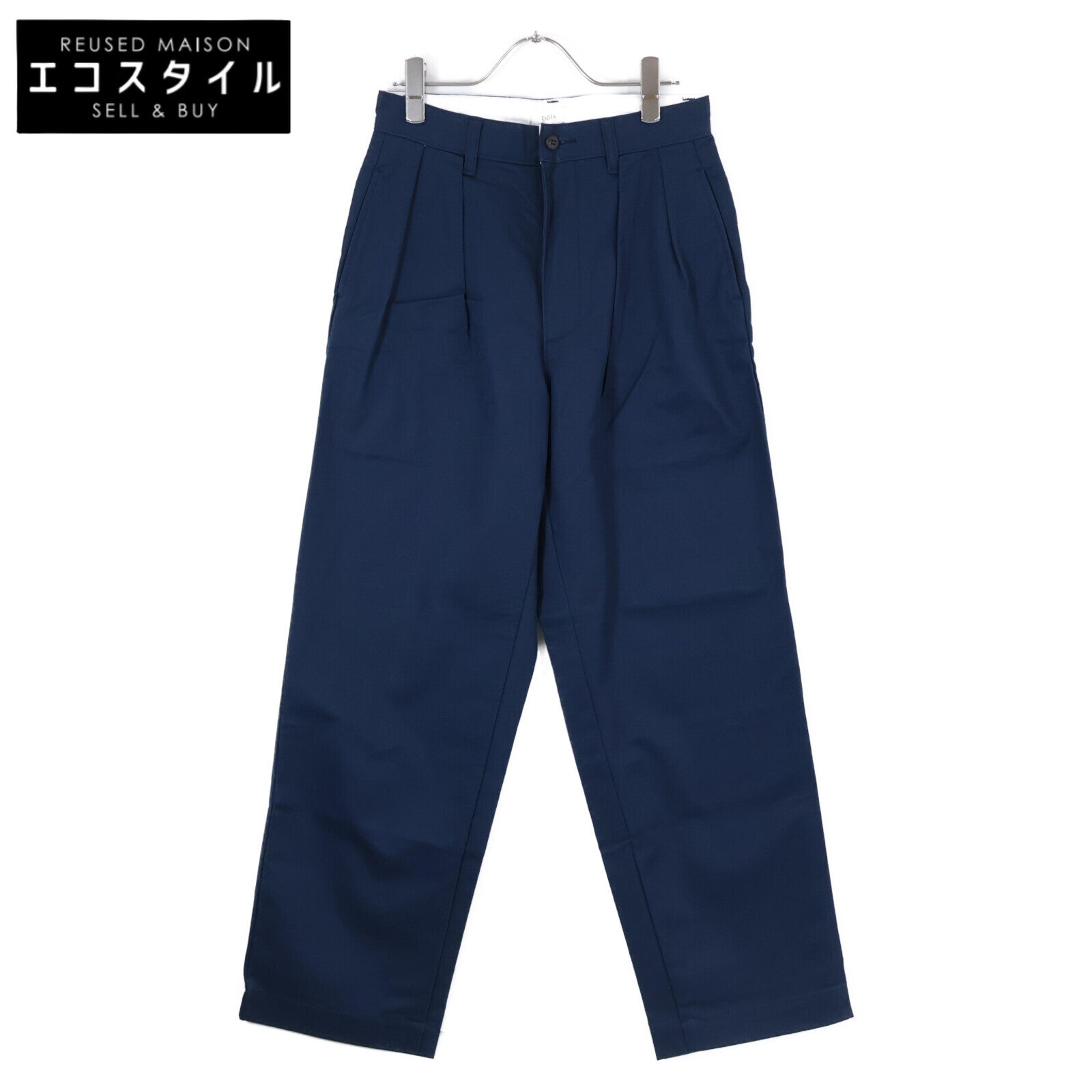 PTLM-124 Cotton Two-Tuck Chino Pants Bottoms 2 Men's