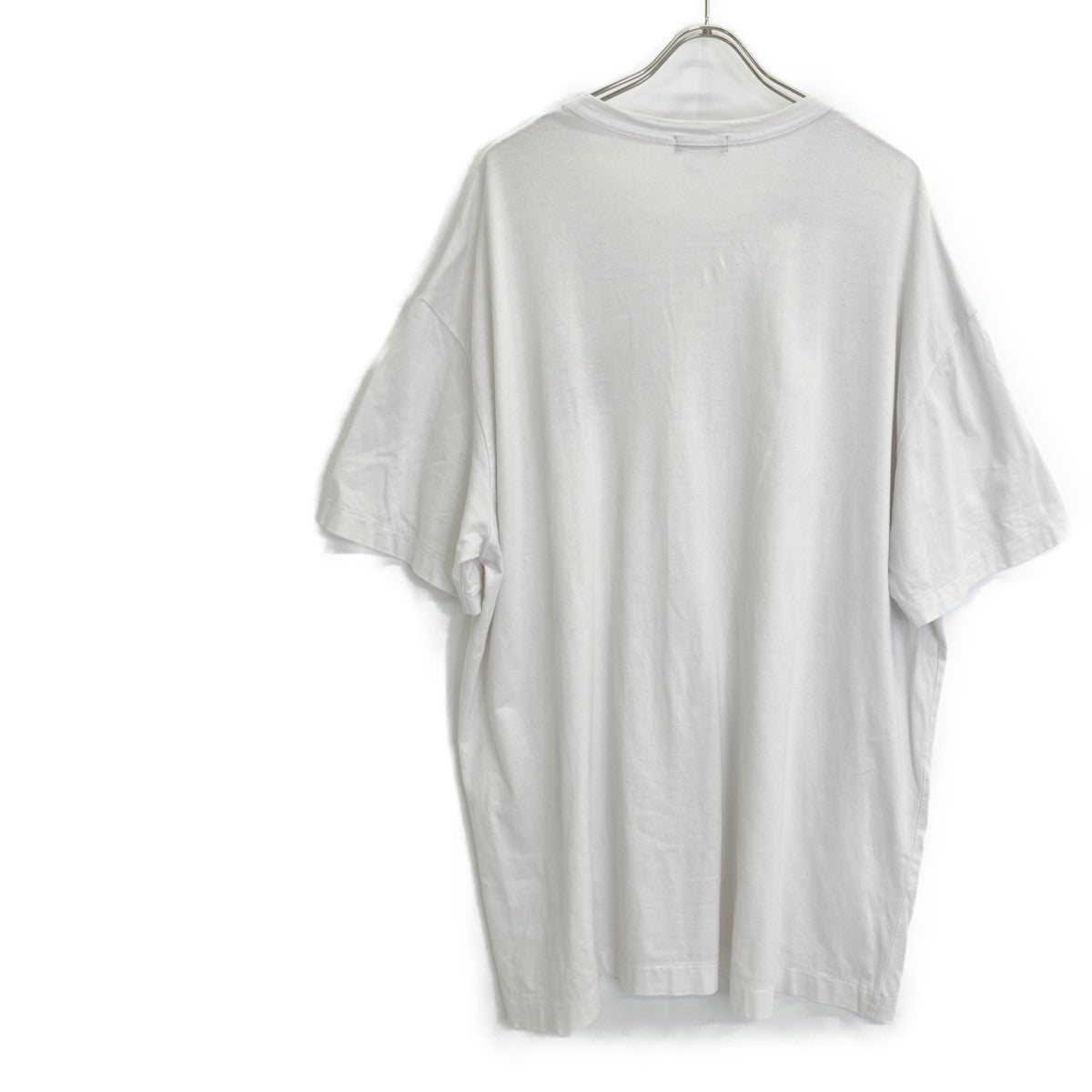 COMMEdesGARCONS HOMME PLUS コムデギャルソンオムプリュス PI-T028 グレー フラワー刺繍オーバーサイズTシャツ トップス L メンズ