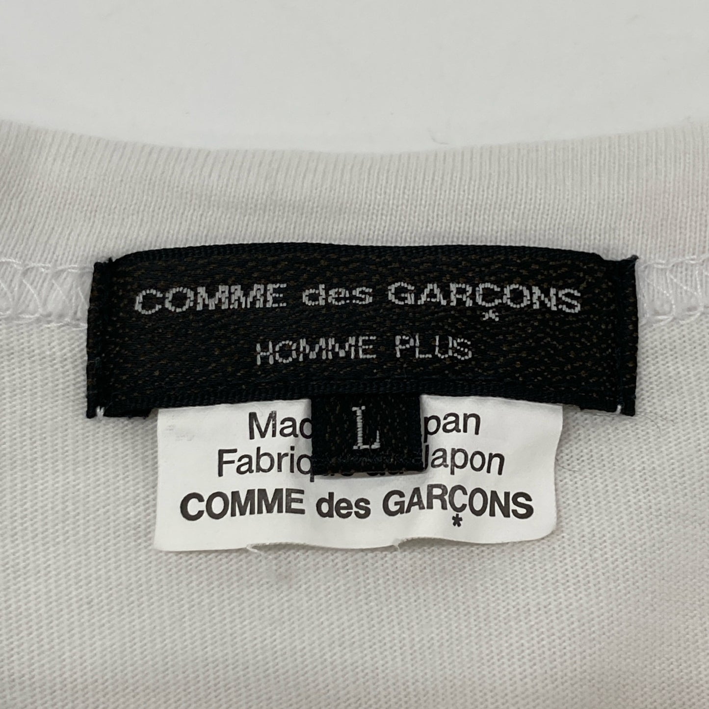 COMMEdesGARCONS HOMME PLUS コムデギャルソンオムプリュス PI-T028 グレー フラワー刺繍オーバーサイズTシャツ トップス L メンズ