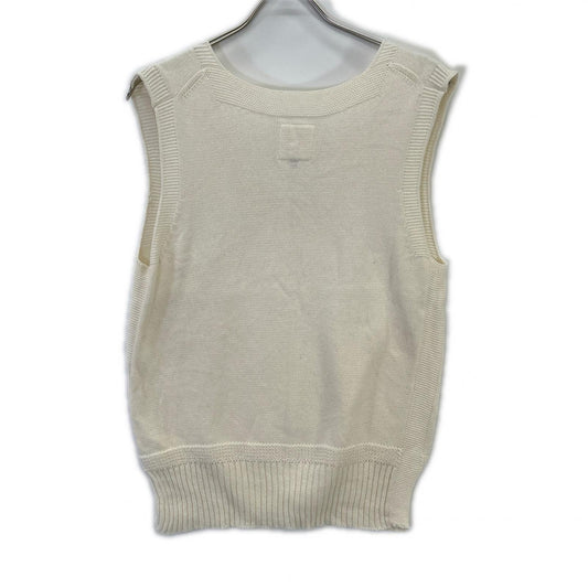 IVORY COTTON KNIT VEST Vest Men's