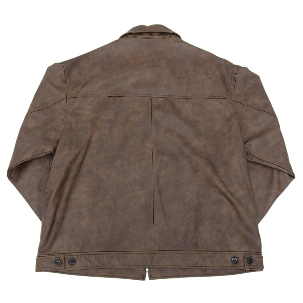 B:MING by BEAMS ambiance Faux Leather Blouson Men's Brown L Jacket L Men's