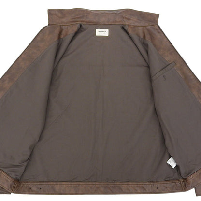 B:MING by BEAMS ambiance Faux Leather Blouson Men's Brown L Jacket L Men's