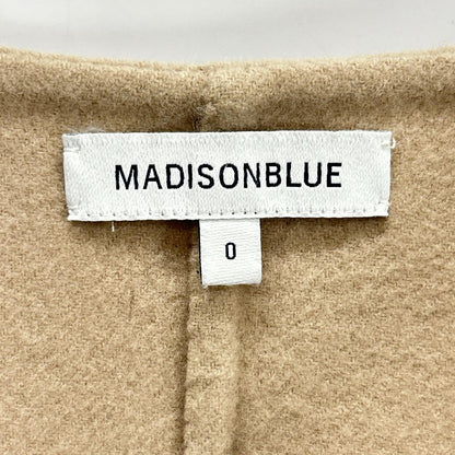 MADISONBLUE MB164-5015 Beige Wool V-Neck Pullover Top 00