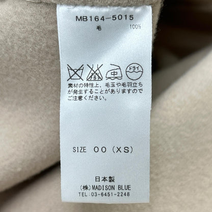 MADISONBLUE MB164-5015 Beige Wool V-Neck Pullover Top 00