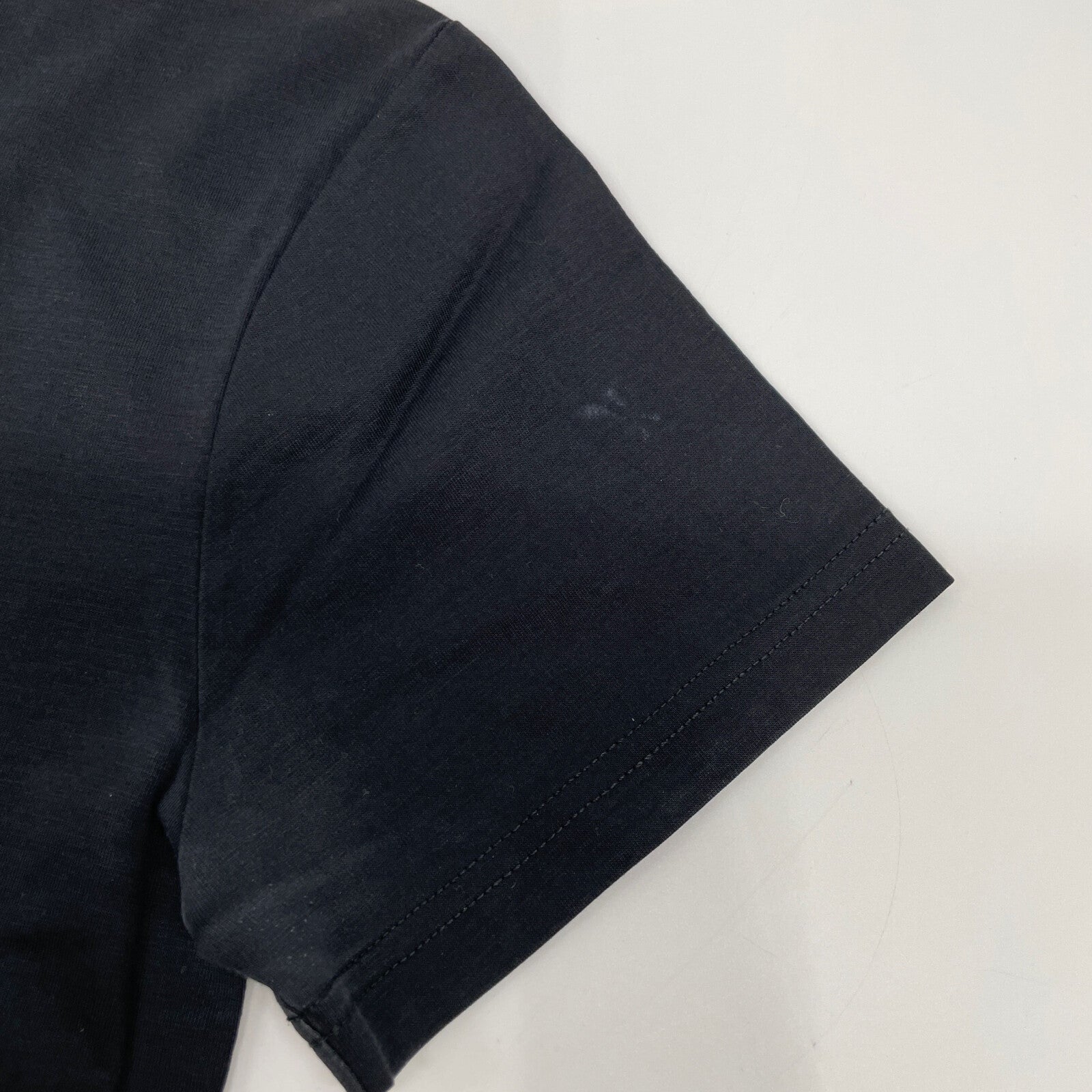 DIOR Dior 123J000L0206 Black Short Sleeve Cut and Sew Top XS Ladies