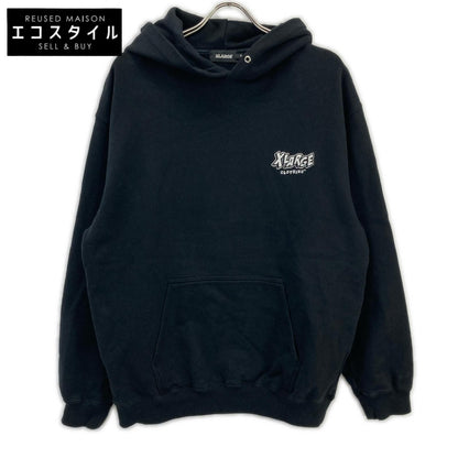 101231012014 Black Hoodie Top Men's