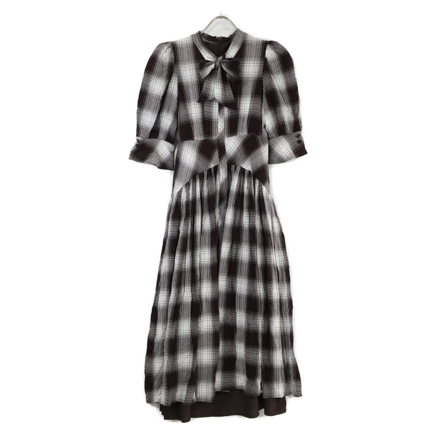 Her lip to ハーリップトゥ 1243305079 Chelsea Checked Tie Dress ワンピース 1 レディース