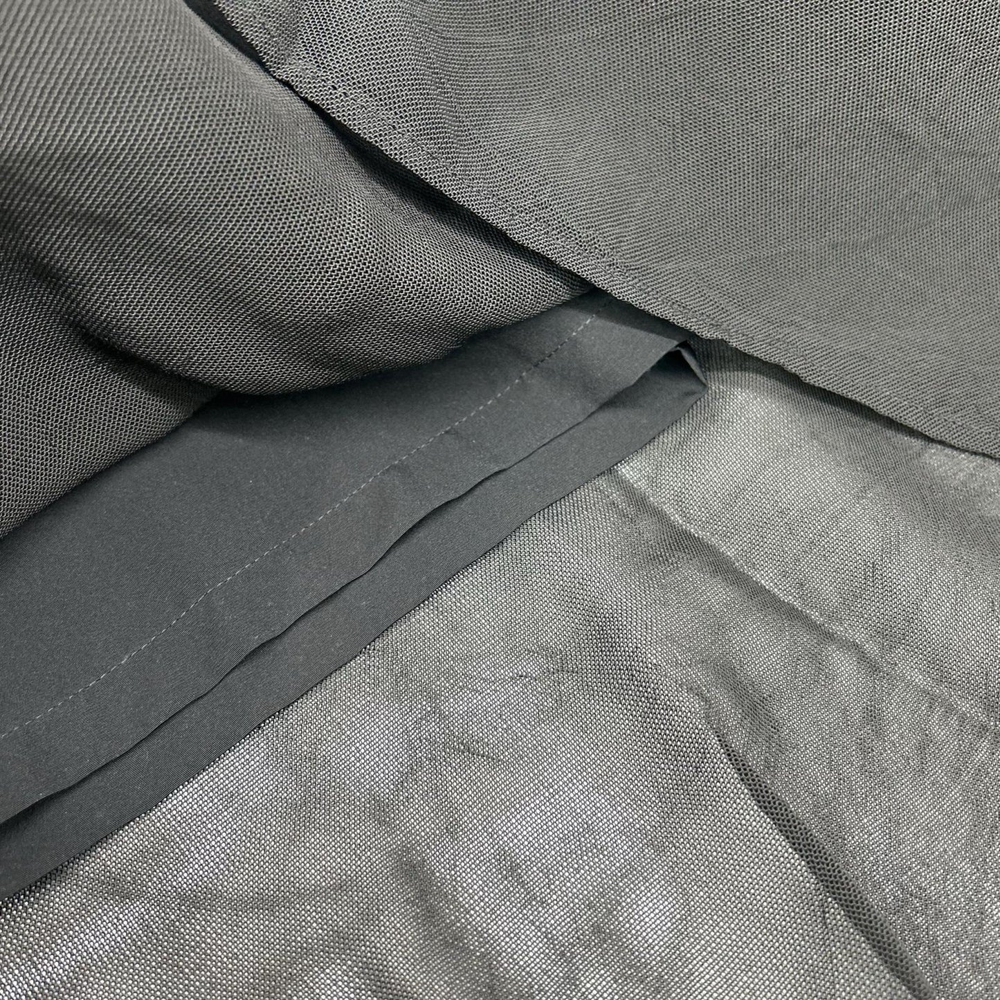 HYKE 191-14063 Black Waist Belt Gradian Long Skirt